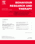 Portada de la revista Behaviour Research and Therapy